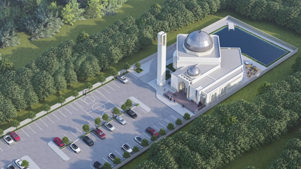 Masjid Abu-Huraira architectural rendering